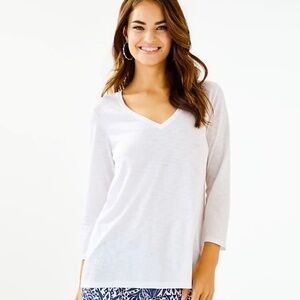 Lilly Pulitzer Etta 3/4 Sleeve top